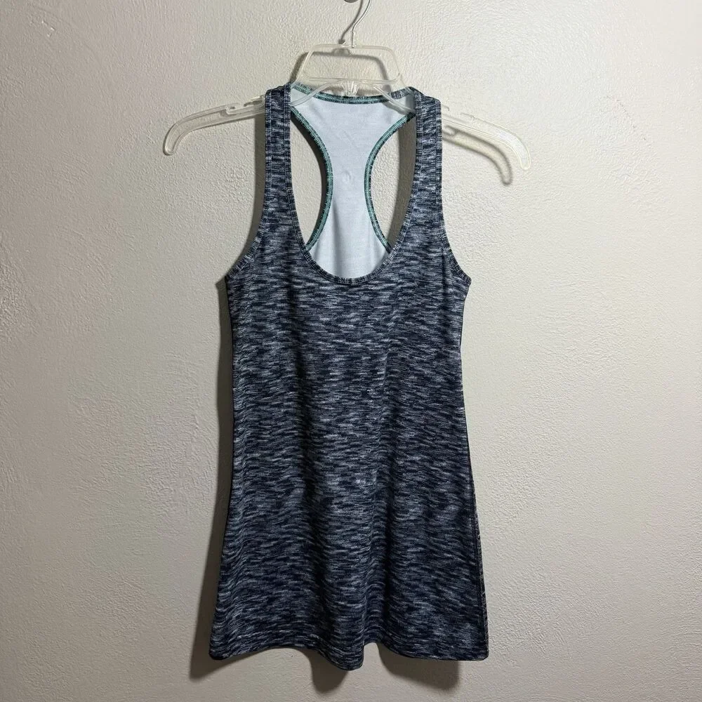 Lululemon Womens Racerback Tank Top Gray Sz Small No Tags Check Measurements